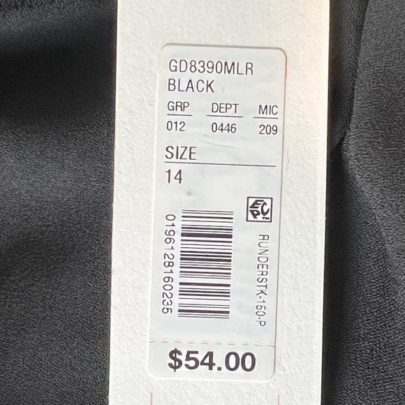 GB Girls Formal Black Ruffle Dress Size 14 - Picture 10 of 13